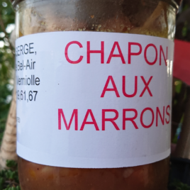 Conserves de Chapon aux Marrons