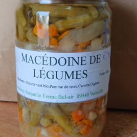 Conserve de macédoine de Légumes