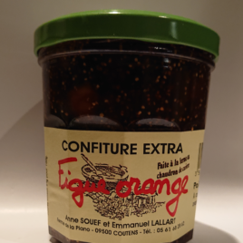 Confiture Figue Orange pot de 370 g