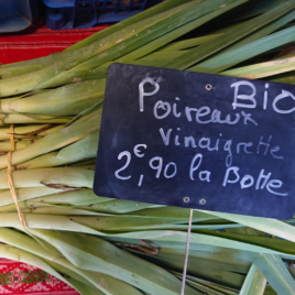 Poireau vinaigrette BIO -la botte -500 g-