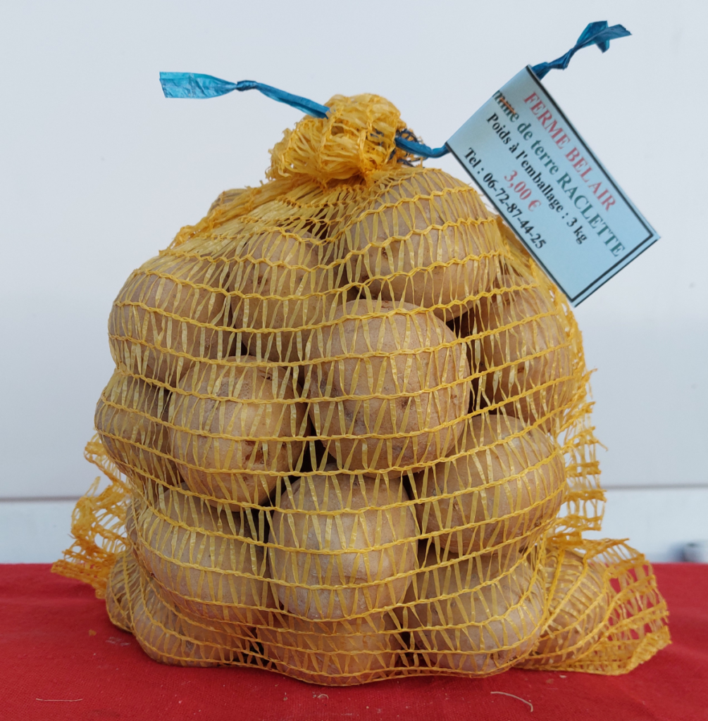 Pomme de Terre Raclette3 kg Ferme BelAir